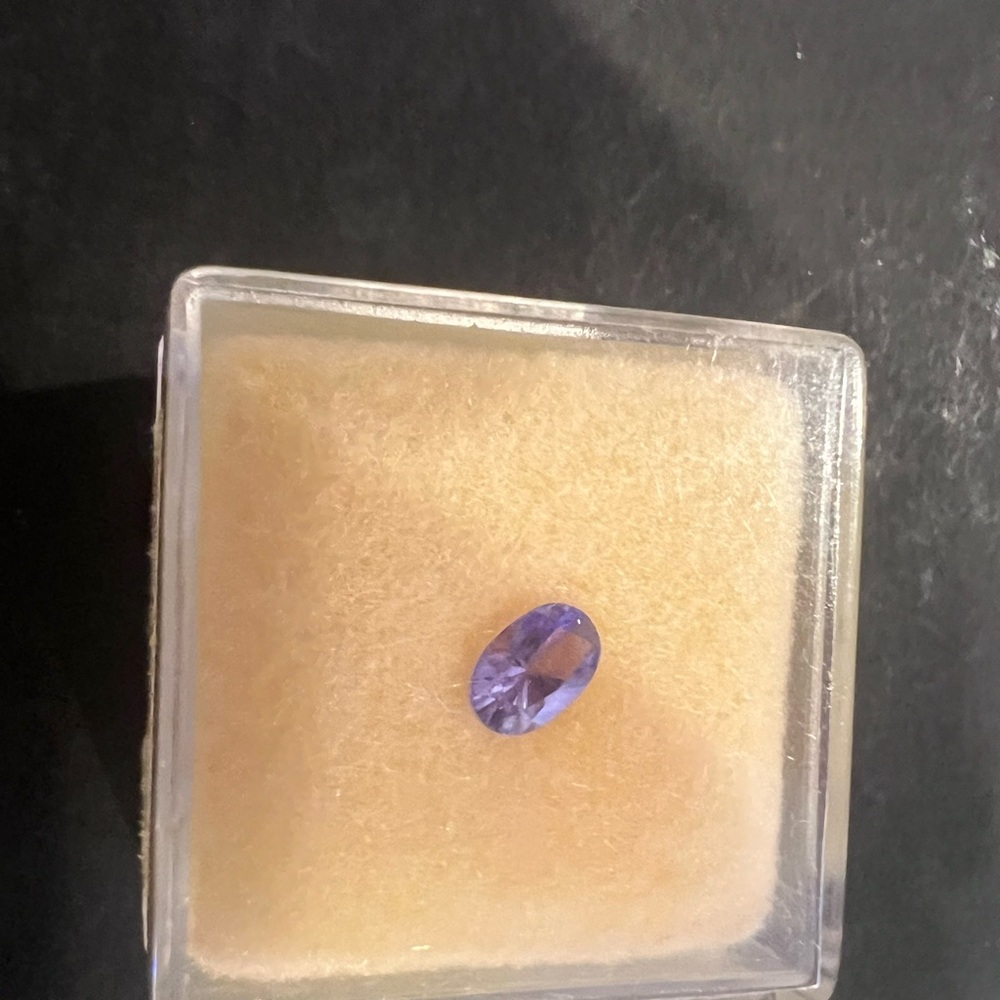 Oval tanzanite loose stone .40 ct